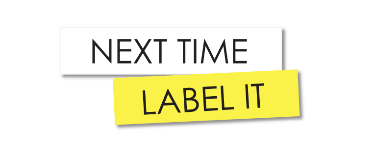 Next Time Label It logo