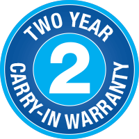 2 Year Carry-in Warranty Logo