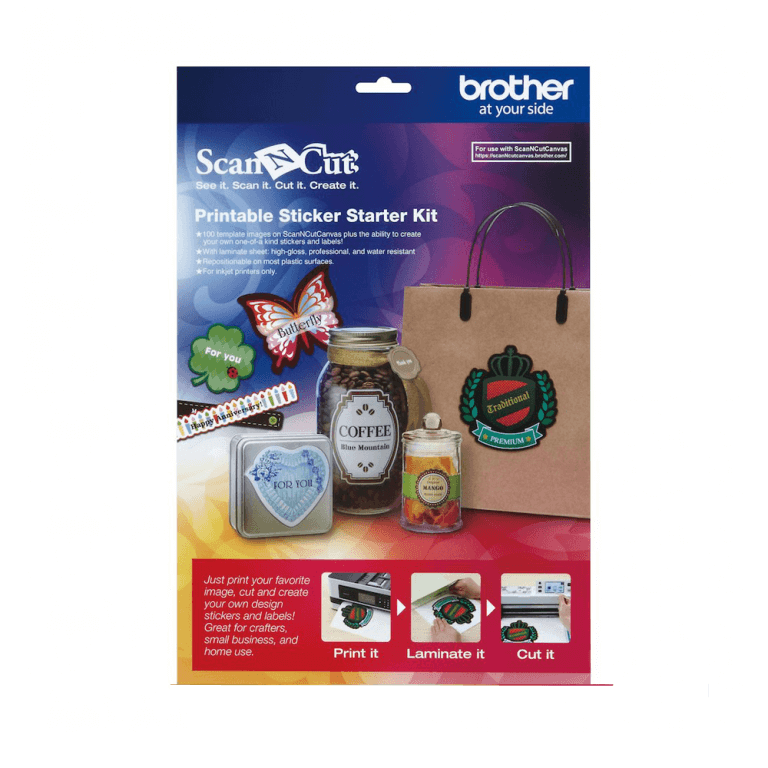Brother ScanNCut Printable Sticker Starter Kit