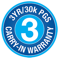 T500W Warranty decal