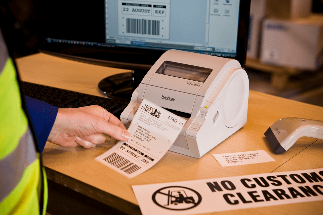 TD-4000 label printer