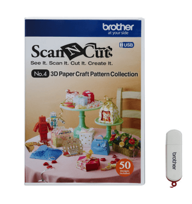 No 4 3D Paper Craft Pattern Collection 800x800