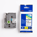 TZe-231 Black on White 12mm Tape